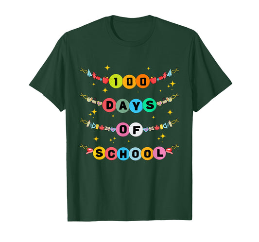 100th Day of School Teachers Kids Child Happy 100 Days T-Shirt