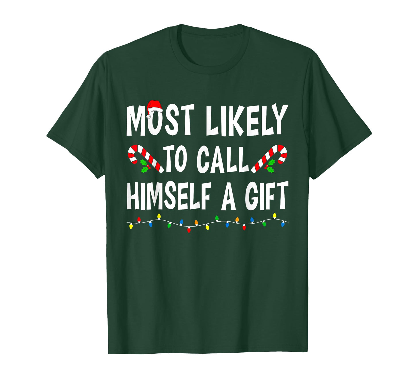 Most Likely to Christmas Xmas Pajamas Funny Matching Family T-Shirt