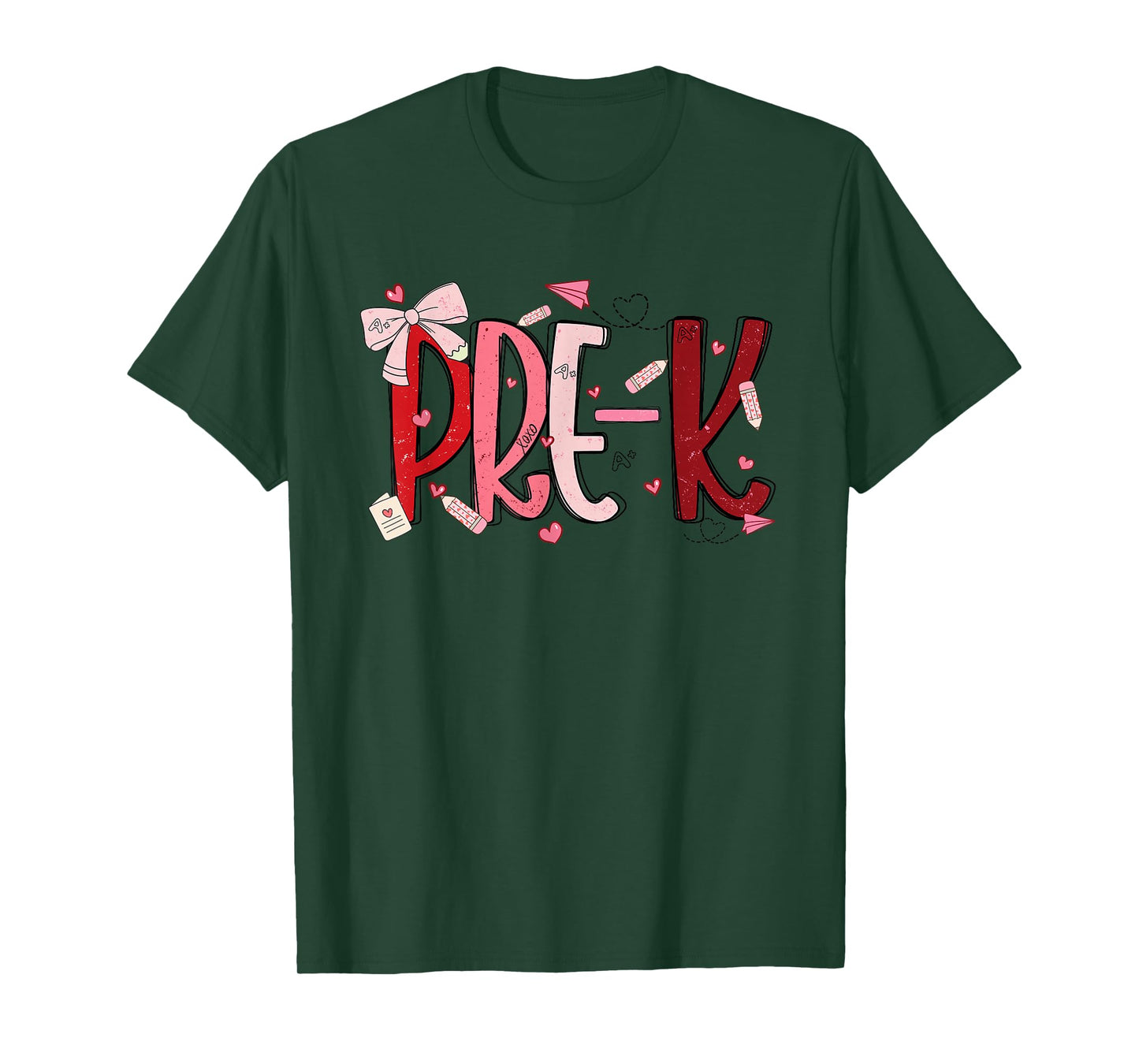 Pre K Valentine tee for Teachers T-Shirt