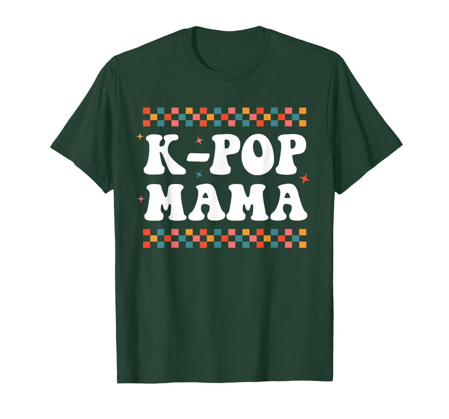 K-Pop Mama Cute Funny K-pop Music Drama Korean Mom Womens T-Shirt