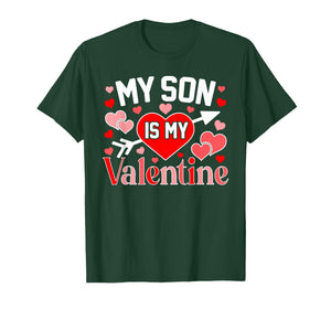 My Son is My Valentine Cute Heart Valentine's Day T-Shirt