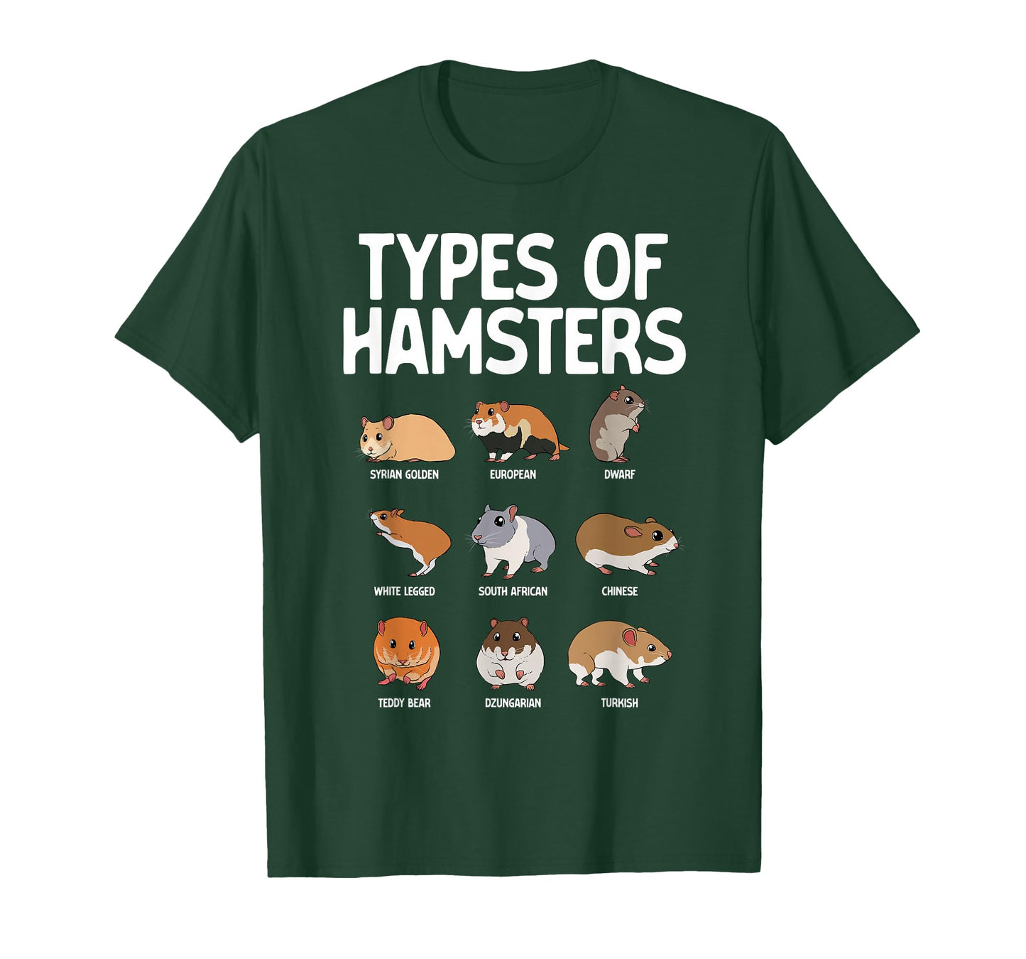 Funny Hamster Art for Men Women Boys Girls Hamster Lover T-Shirt