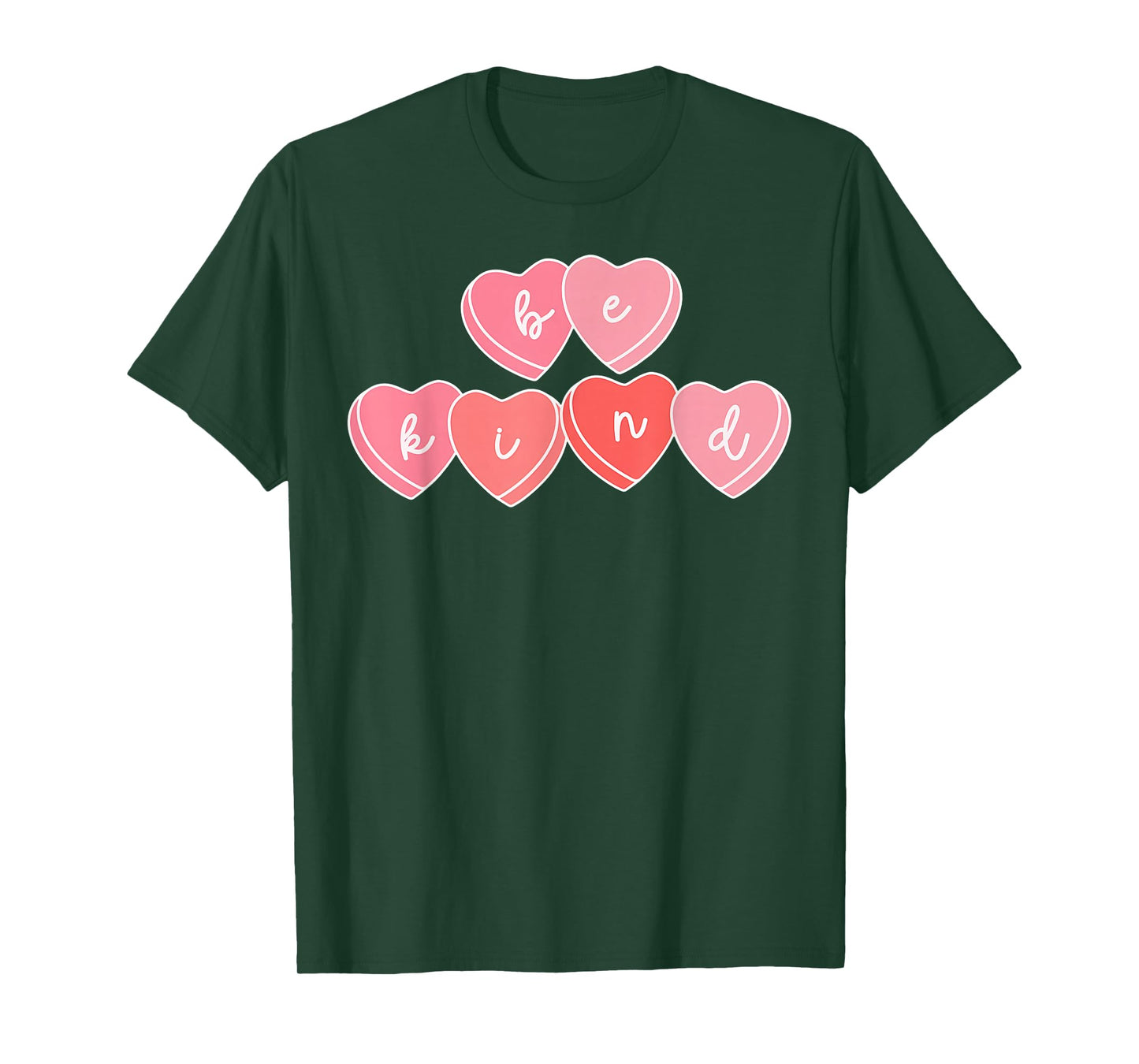 Heart Candy Valentine Be Kind Positive Kindness Teachers T-Shirt
