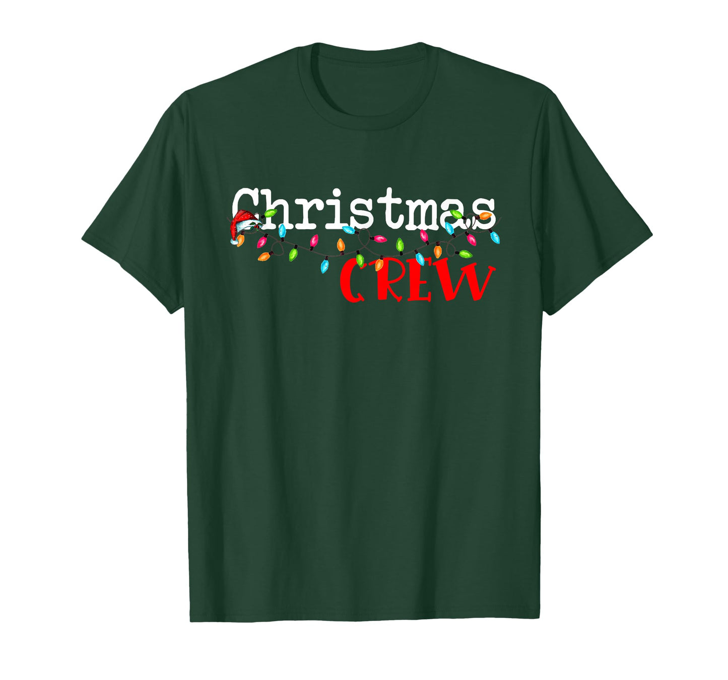 Christmas Crew Xmas Lights Family T-Shirt