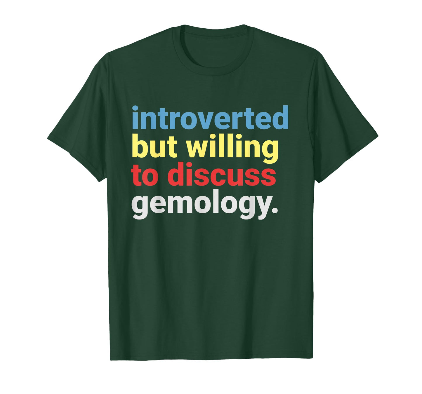Retro Introverted But Gemology Lover Funny T-Shirt