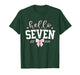 Hello Seven Est 2019 7th Birthday Girl Turning 7 T-Shirt