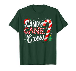 Candy Cane Crew Funny Xmas Christmas Pajamas Men Women Kids T-Shirt