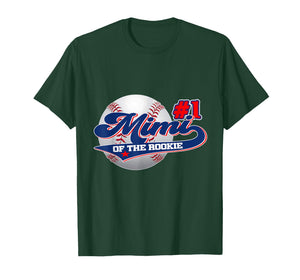 Mimi Rookie of Year 1st Birthday Baseball Theme Matching T-Shirt
