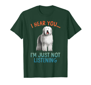 Funny Old English Sheepdog Art for Men Women Sheep Dog Lover T-Shirt