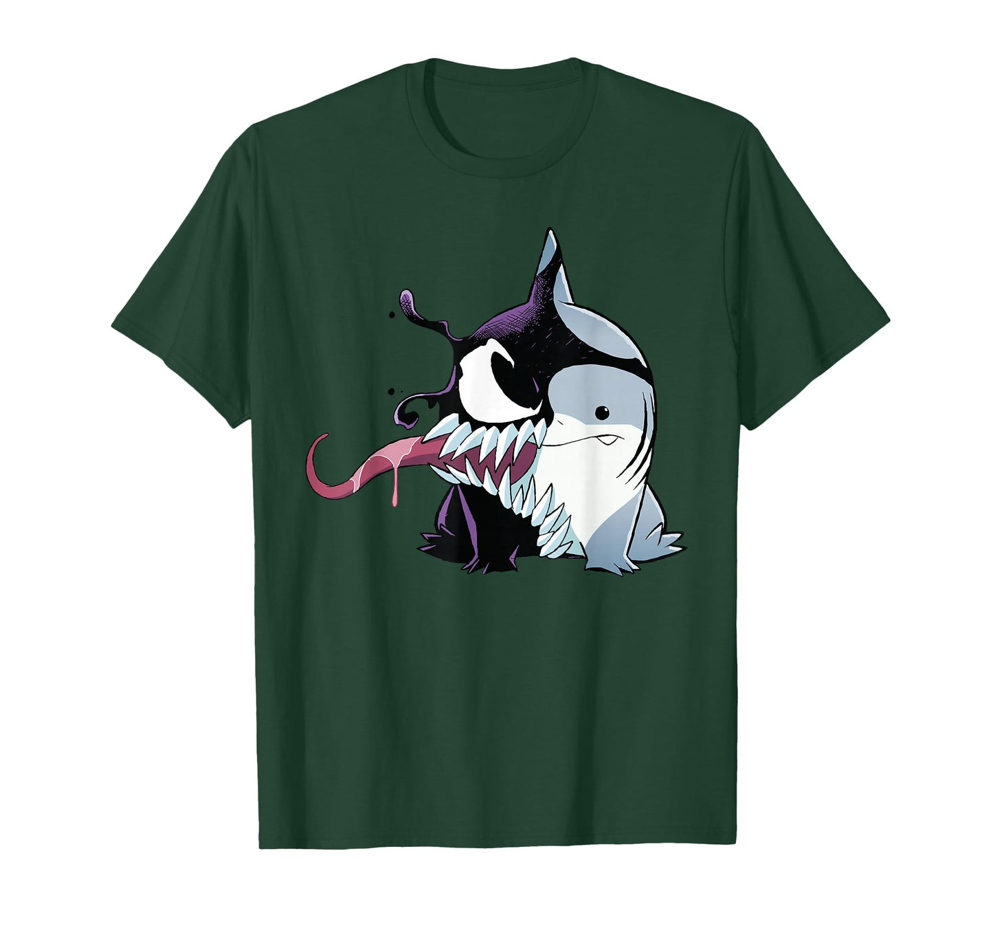 Marvel Jeff The Land Shark in Venom Symbiote Costume T-Shirt