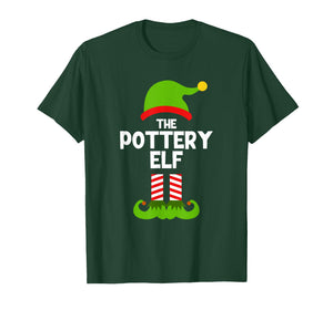 Funny I'm The Pottery Elf Christmas Xmas T-Shirt