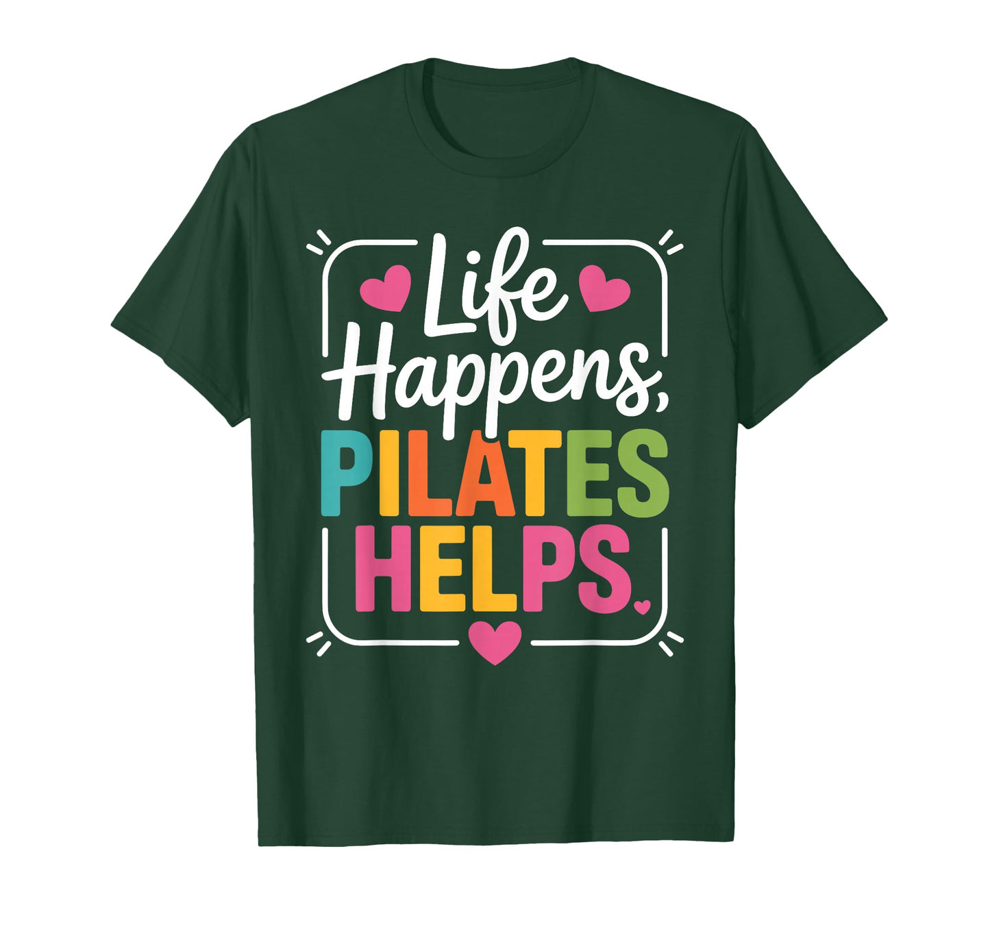 Funny Pilates Art for Men Women Pilates Club Pilates Lover T-Shirt