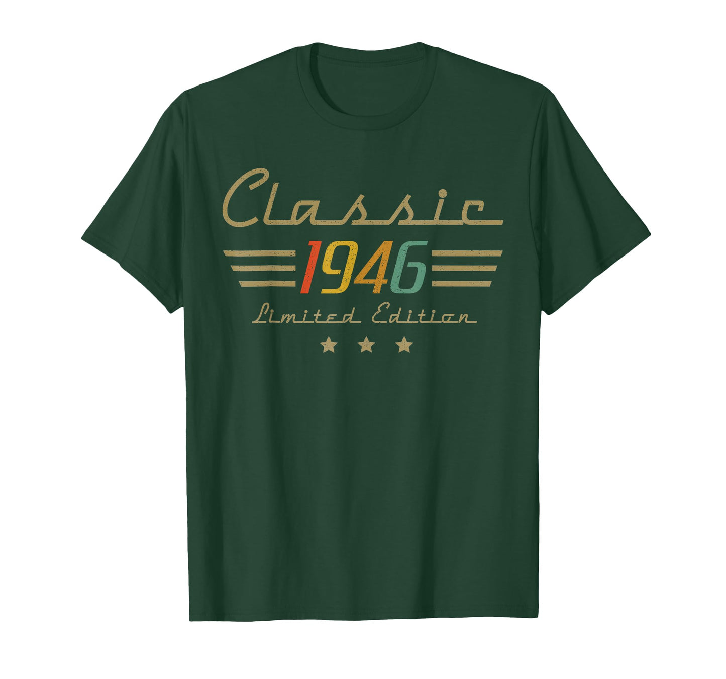 Vintage 1946 Classic Legend 80 Year Old 80th Birthday Dad T-Shirt