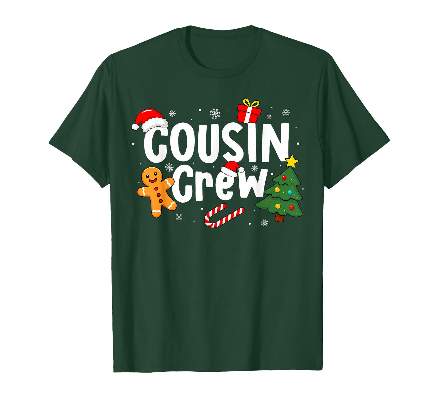 Cousin Crew Christmas Pajamas for Men Kids Women Grandkids T-Shirt