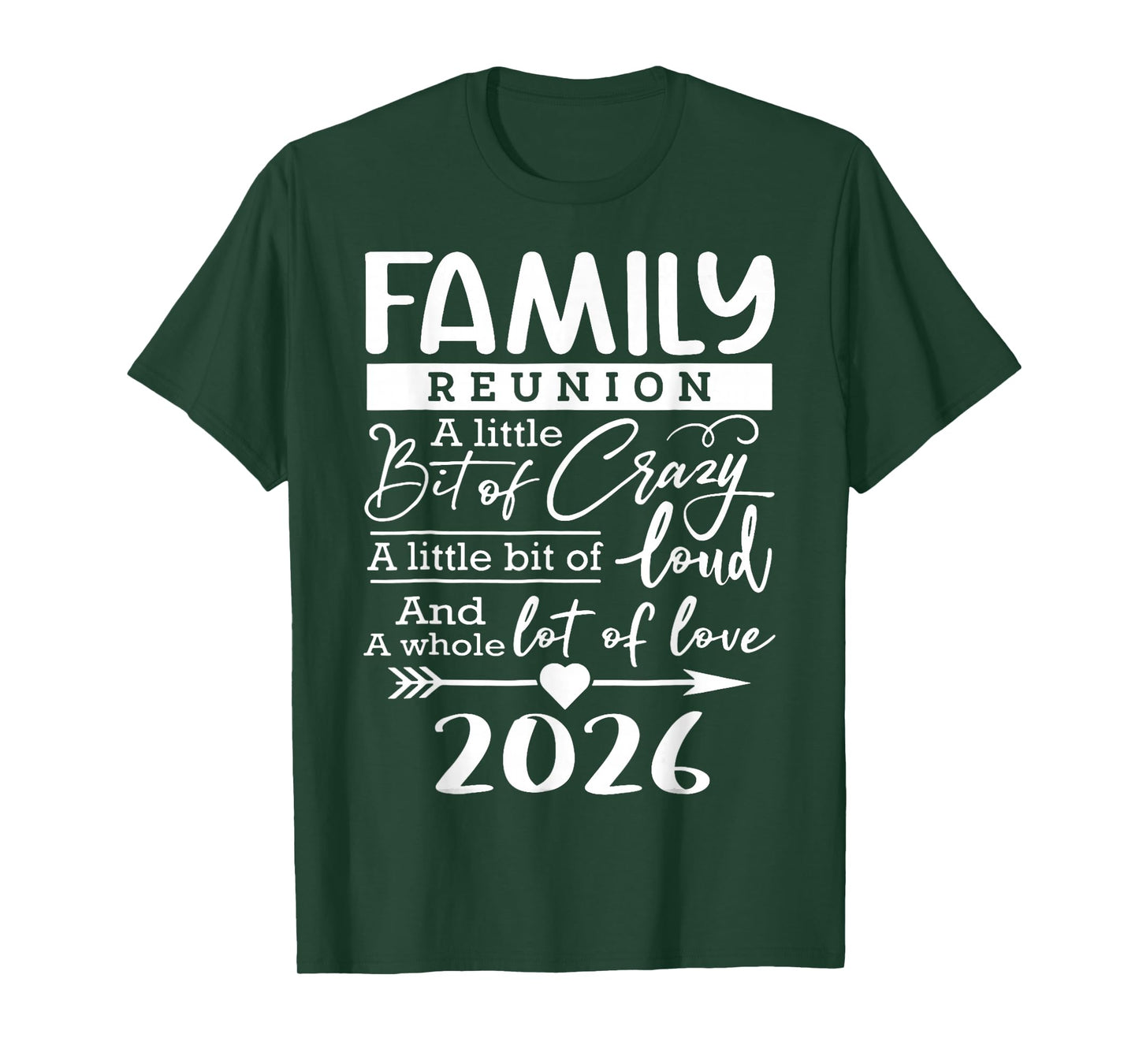 Family Reunion 2026 Funny Family Lovers T-Shirt