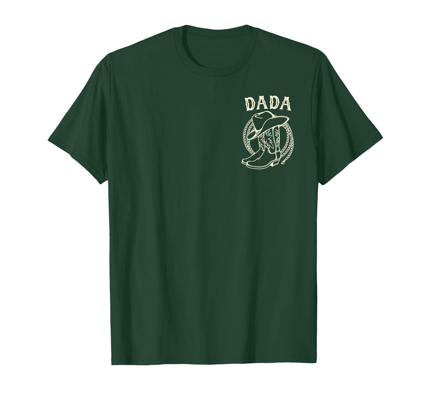 Rodeo Dada Western Cowboy Birthday Boy Family Matching T-Shirt