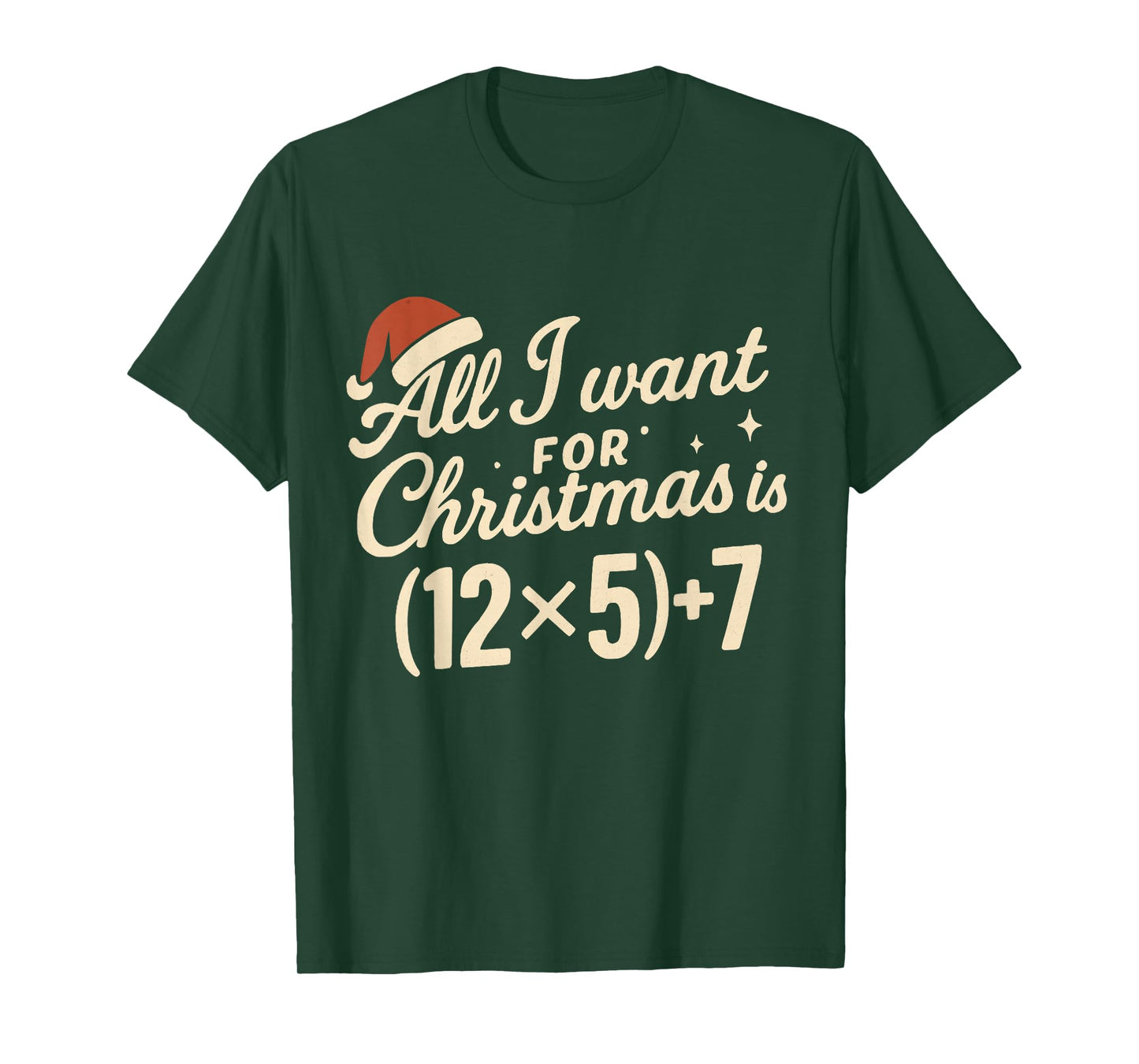 Funny 67 Christmas Math Teacher Six Seven Numbers Meme Xmas T-Shirt