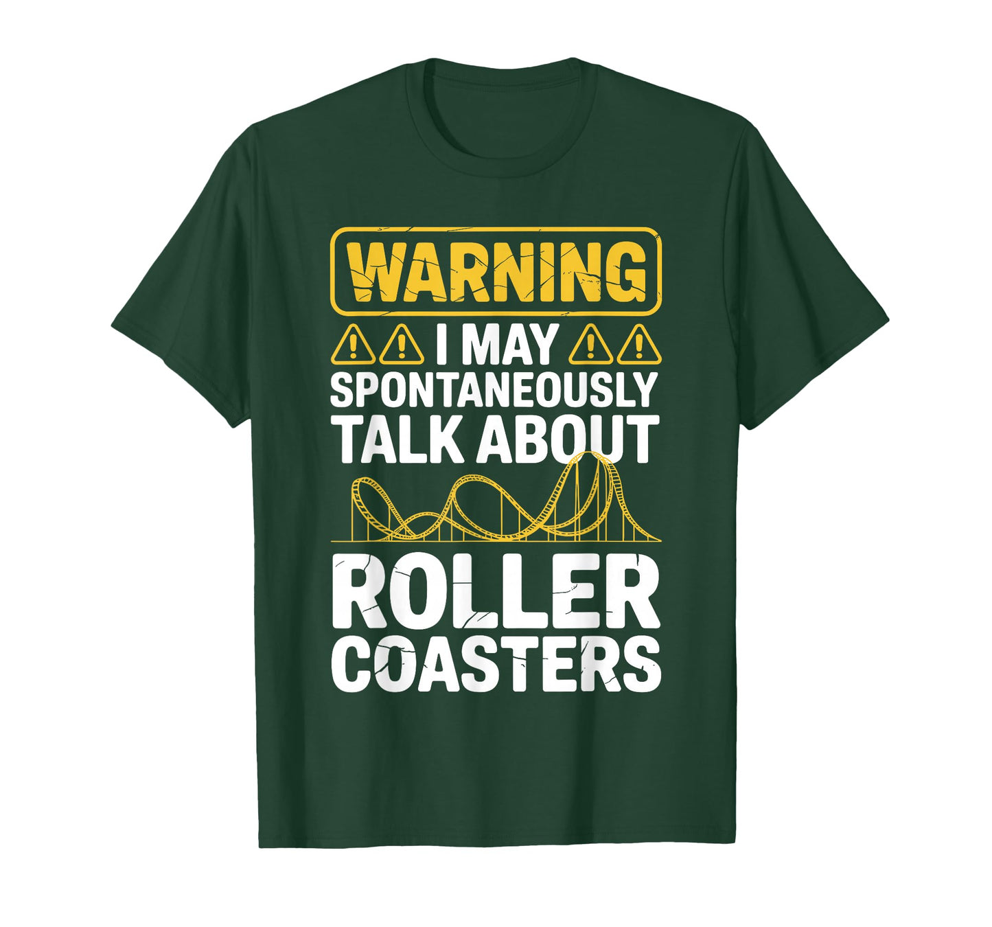 Cool Roller Coaster Art for Men Women Roller Coaster Lover T-Shirt