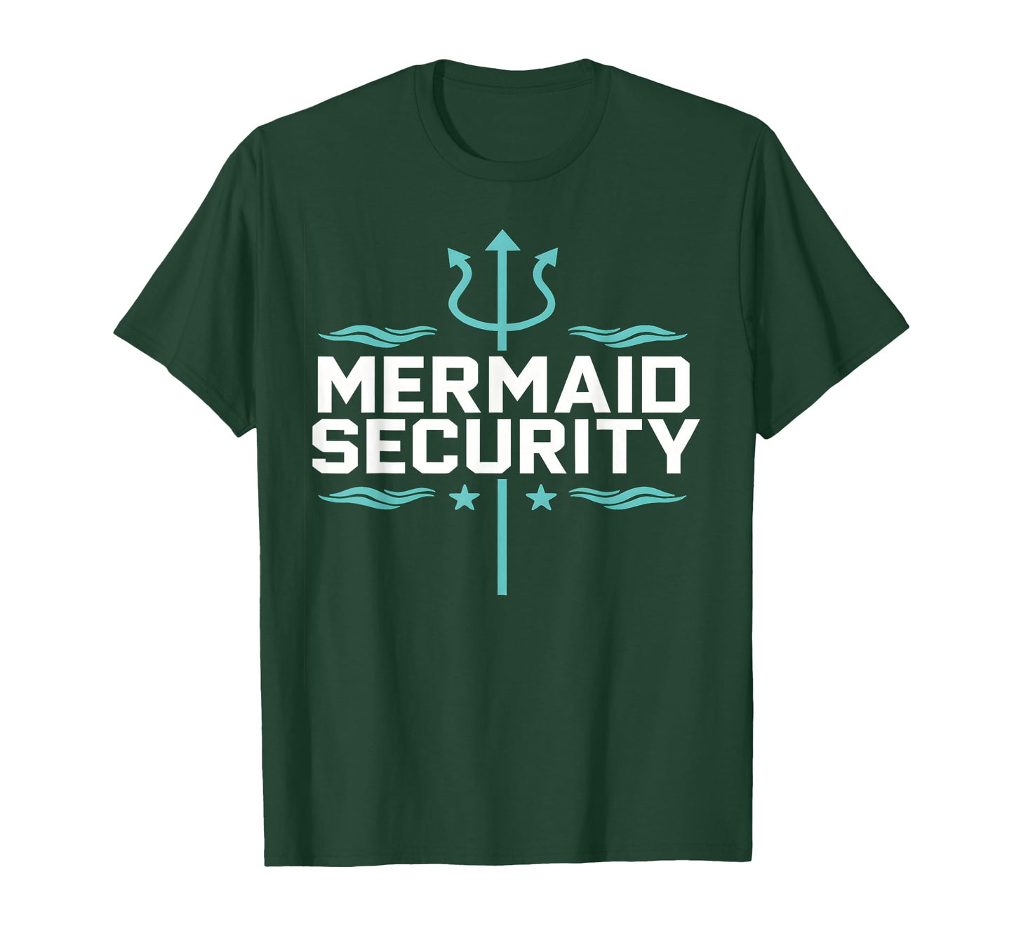 Mermaid Security Dad Mermaid Family Mermaid Squad for Boys T-Shirt