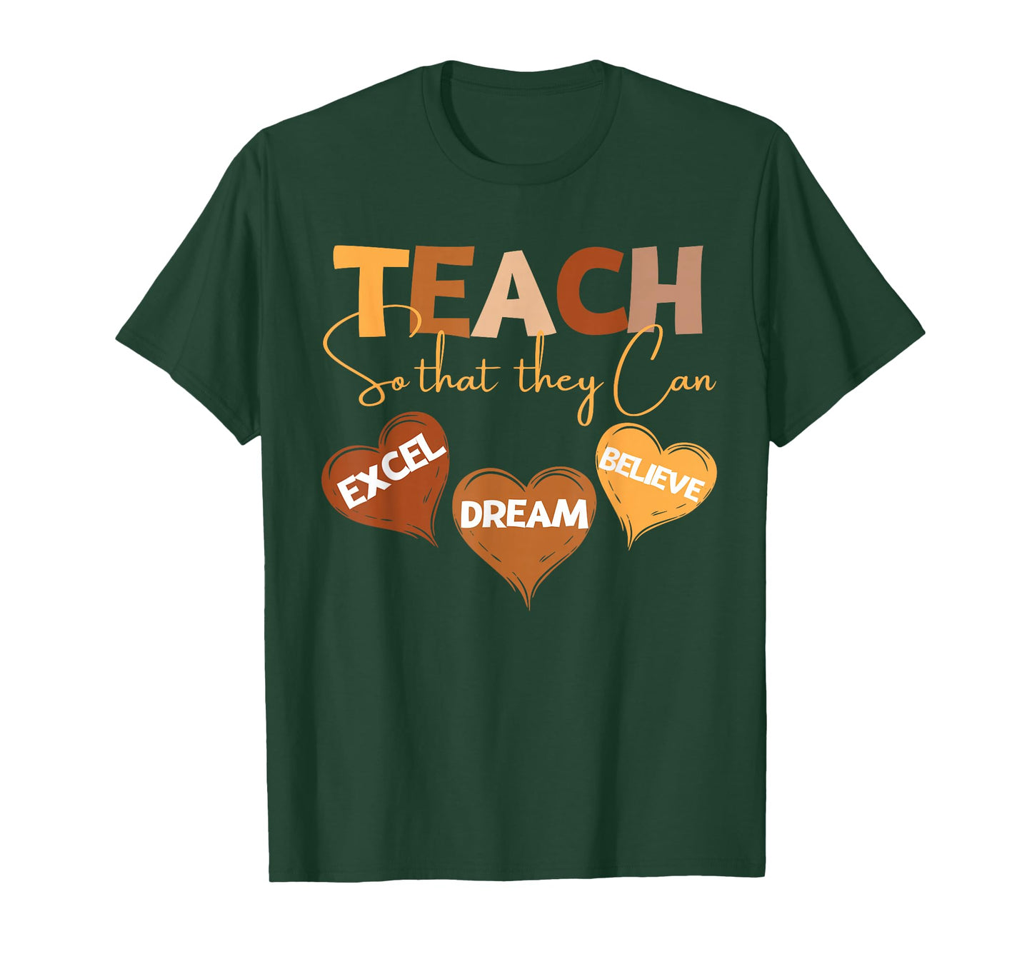 Teach So That They Can Dream Excel Teacher Black History T-Shirt