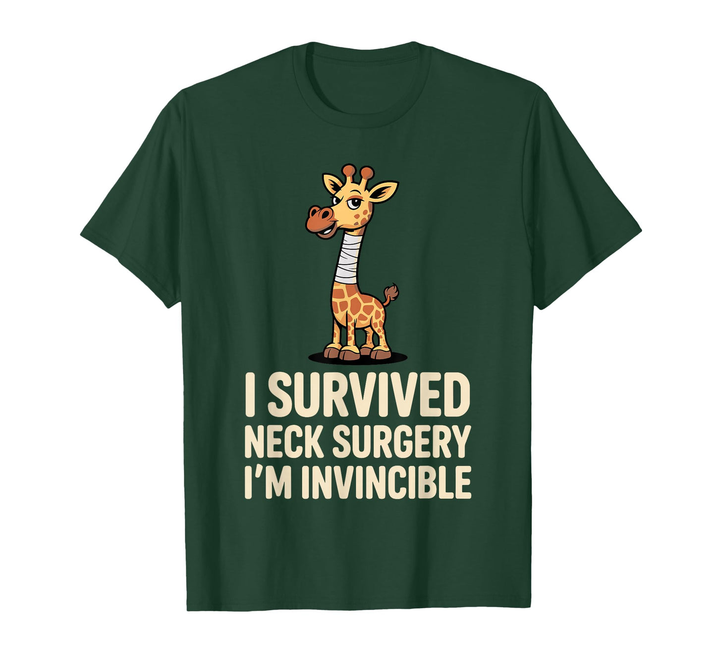 Funny Neck Surgery Art for Men Women Injury Neck Surgery T-Shirt