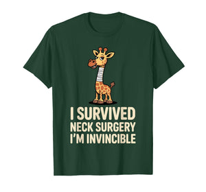 Funny Neck Surgery Art for Men Women Injury Neck Surgery T-Shirt