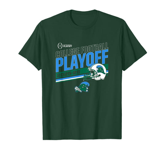 Tulane Green Wave College Football Playoff Stripe 2025 T-Shirt