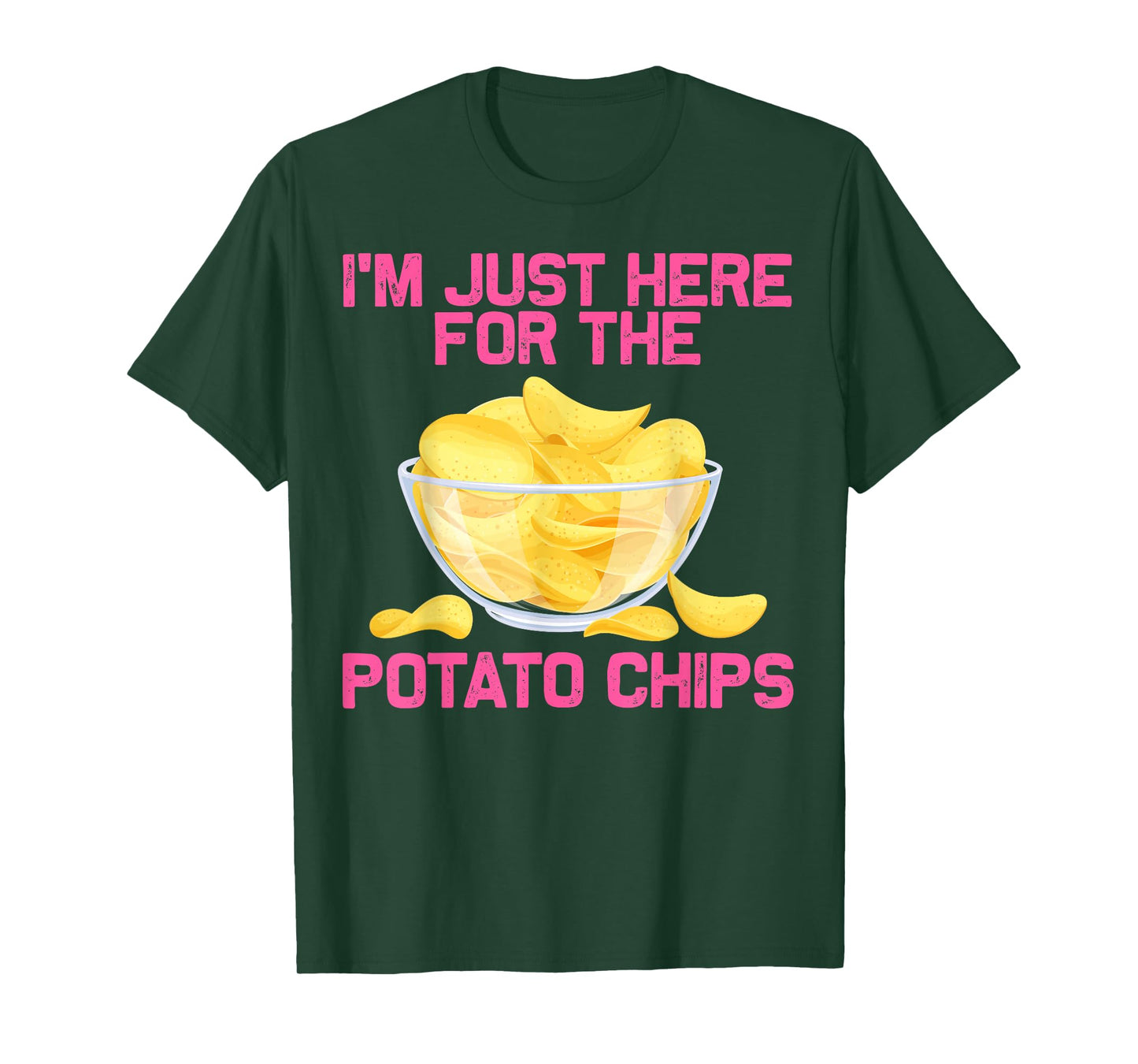 Cool Potato Chips Art for Men Women Kids Potato Chips Lover T-Shirt