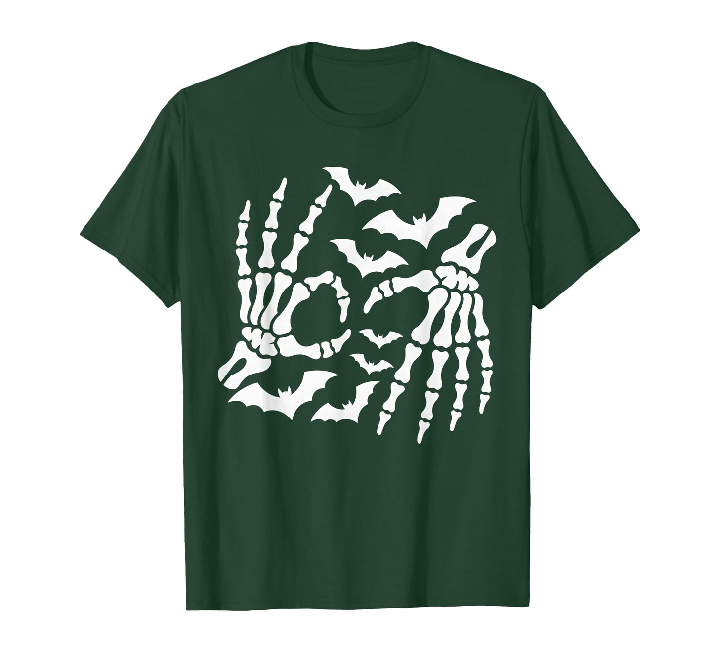 6 7 Halloween Skeleton Meme Hand Sign T-Shirt
