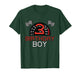 Kids 3 Birthday Boy Speedometer Race Flag 3rd Bday Boys Kids T-Shirt