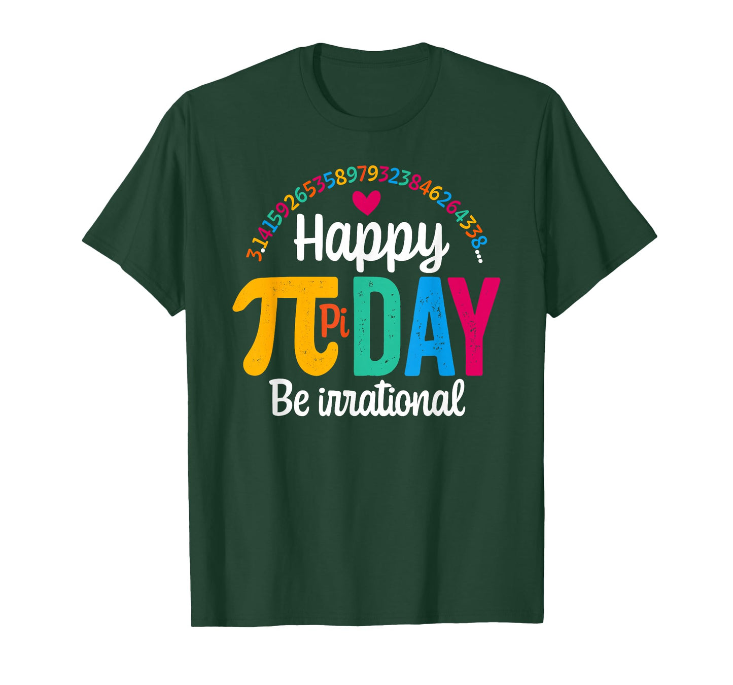 Pi Shirt Math Teacher Student Funny 3.14 Pie Happy Pi Day T-Shirt