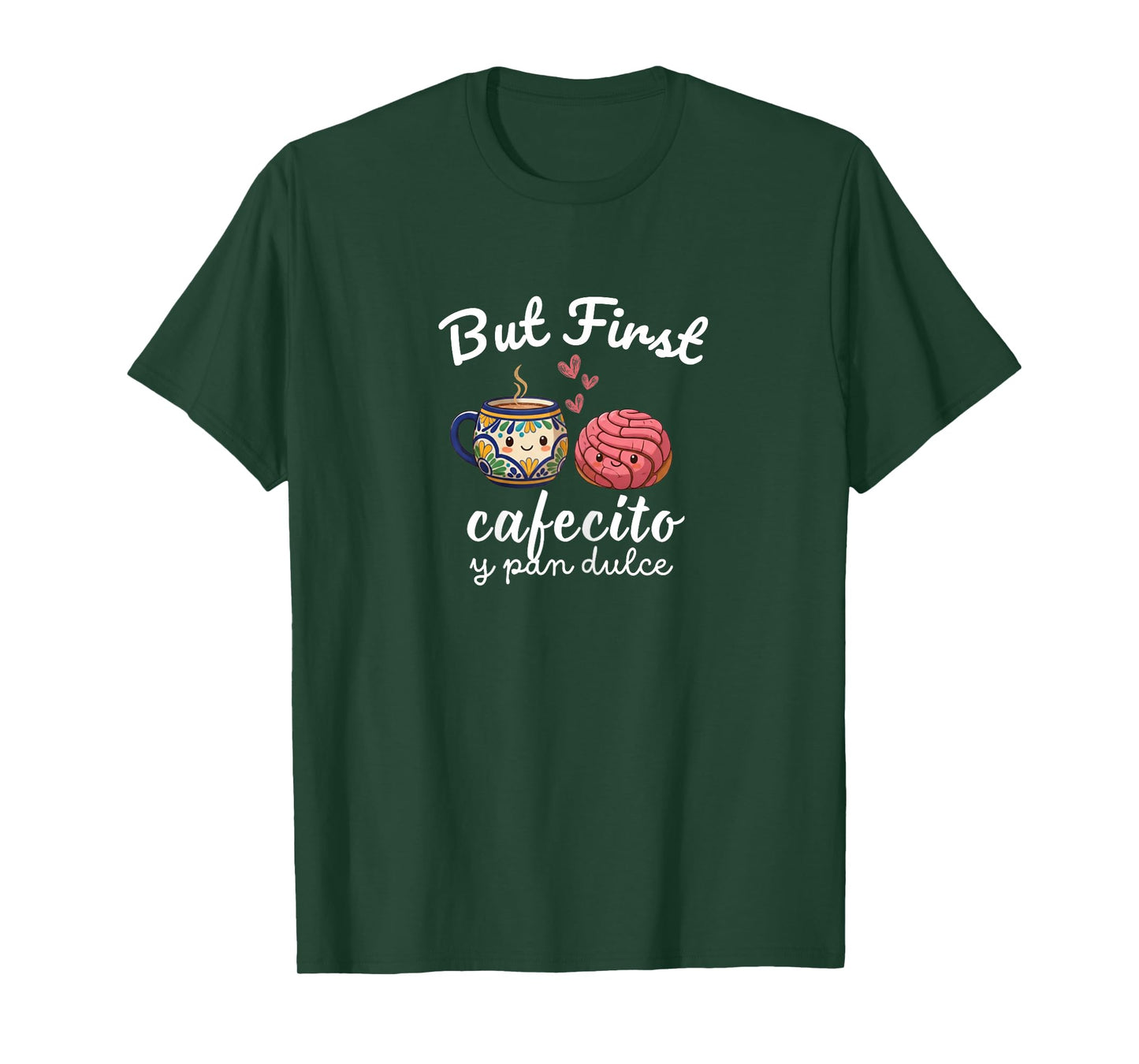 But First Cafecito y Pan Funny Concha Design T-Shirt