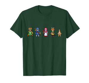 Dragon Quest I & II HD-2D Remake Pixel Heroes T-Shirt