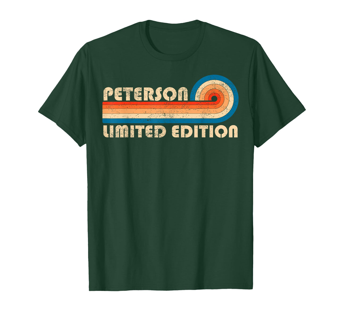 Peterson Retro 70s 80s Sunset Stripe T-Shirt
