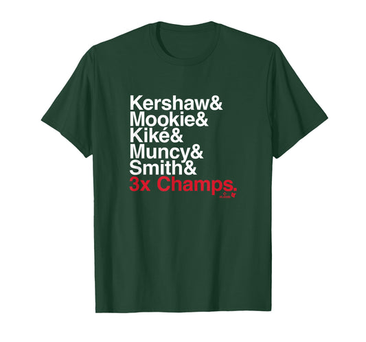 Los Angeles Baseball - Ampersand 3-Time Champs T-Shirt