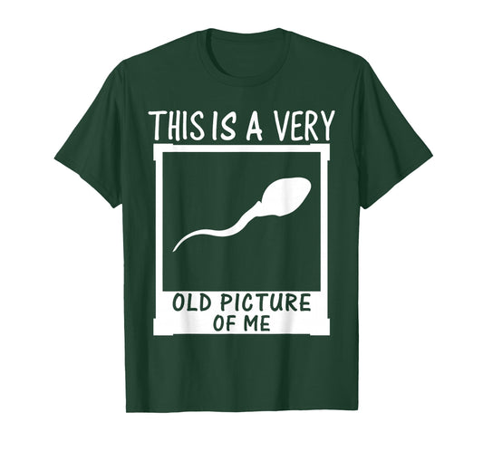 Retro Funny This is A Very Old Picture of Me Gag Adult T-Shirt