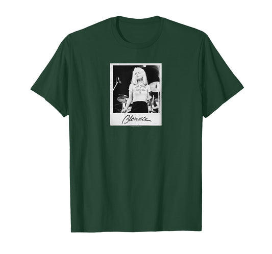 Blondie Black and White Polaroid Photo Vintage Band T-Shirt