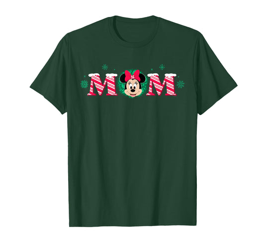 Disney Mom Candy Cane Holiday Christmas Family Trip Gift T-Shirt
