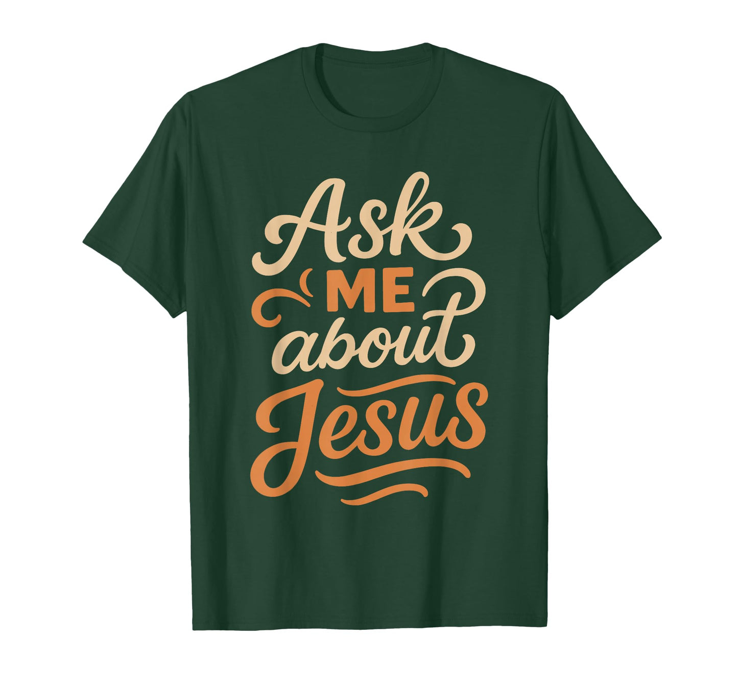 Ask Me About Jesus - Vintage Christian Faith T-Shirt