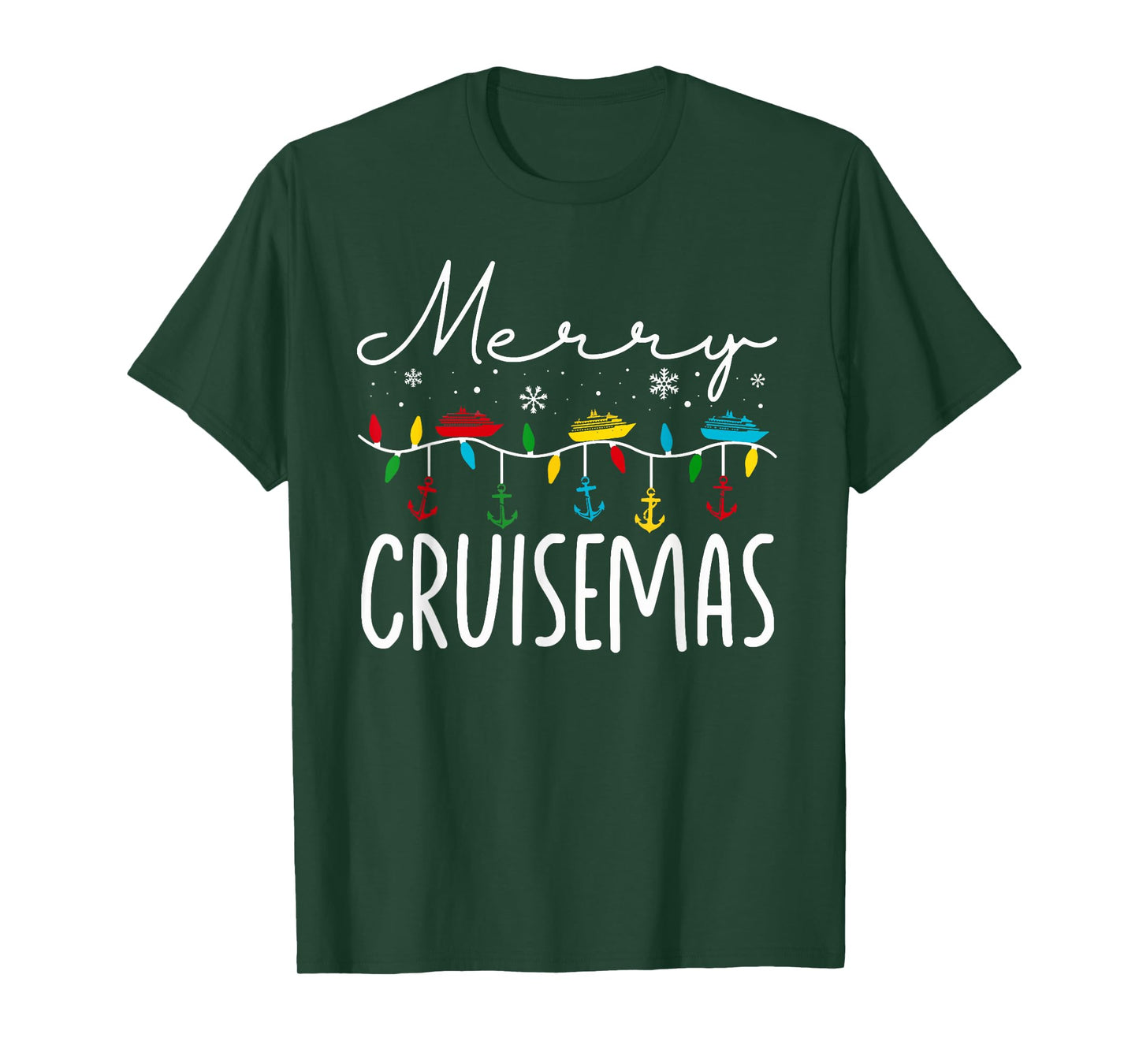 Christmas Merry Cruise-mas Xmas Family Cruisin Funny Cruise T-Shirt