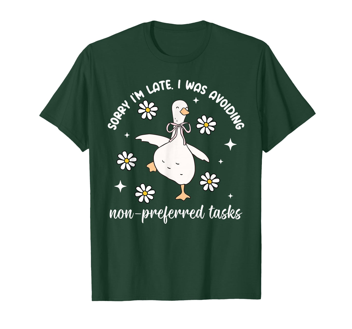 Sorry I'm I was Avoiding Non-Preferred Tasks SPED Teacher T-Shirt