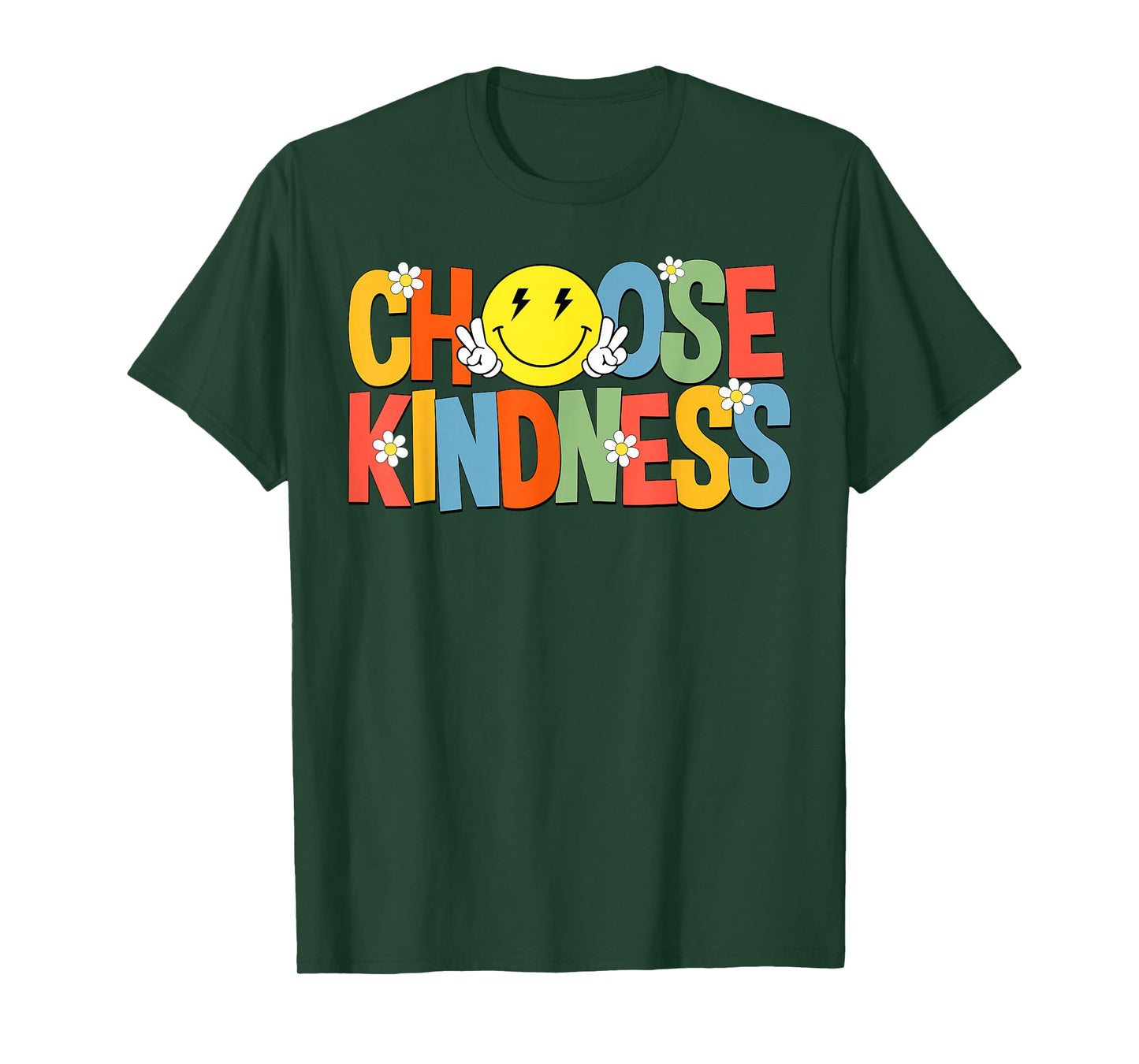 Smile Face Choose Kindness Be Kind Inspirational Kids T-Shirt