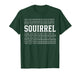Squirrel Layered Text Costume Animal Lover T-Shirt
