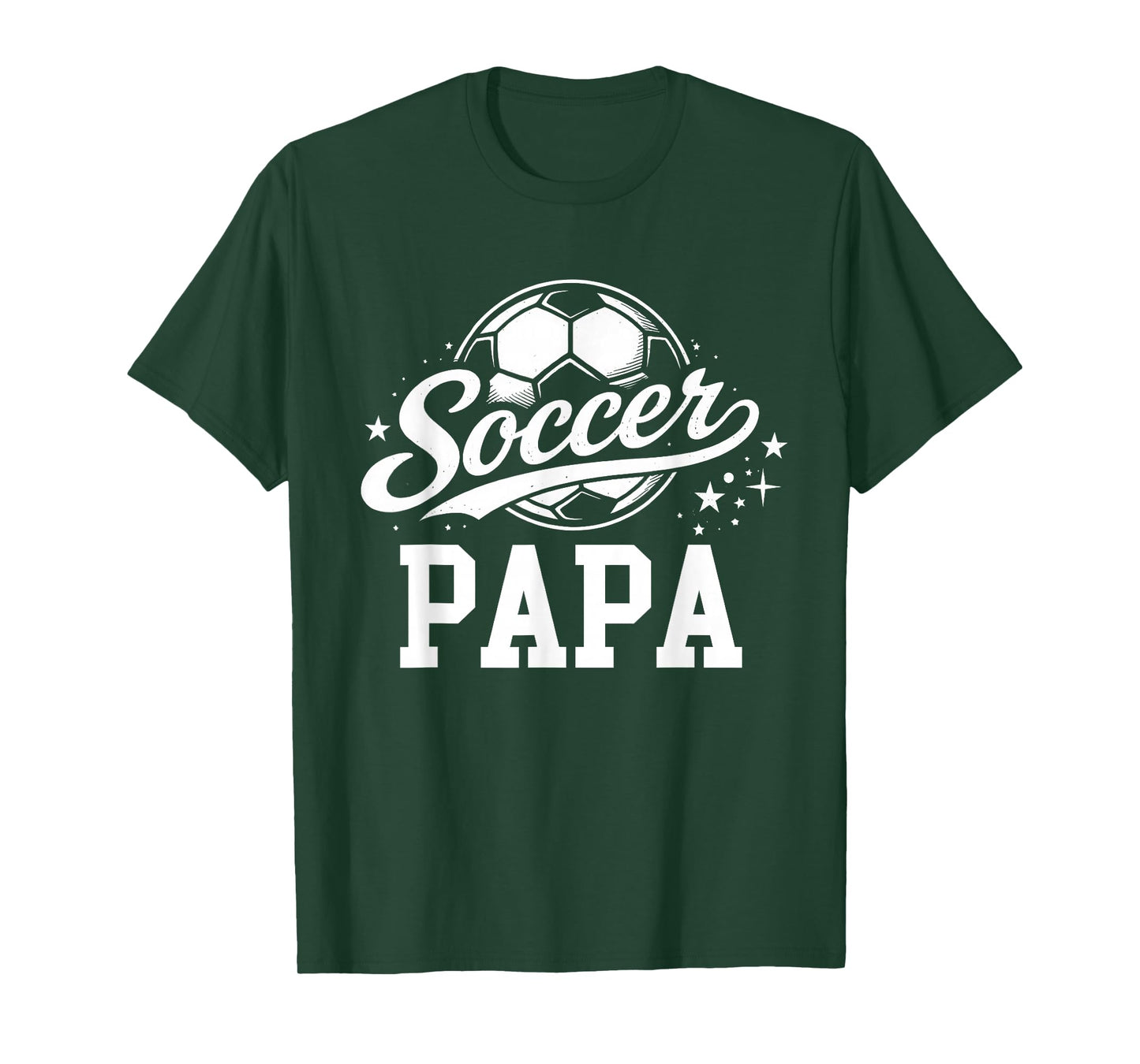 Soccer Papa Vintage Soccer Ball T-Shirt