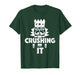 Crushing It Nutcracker Funny Retro Christmas Festive T-Shirt