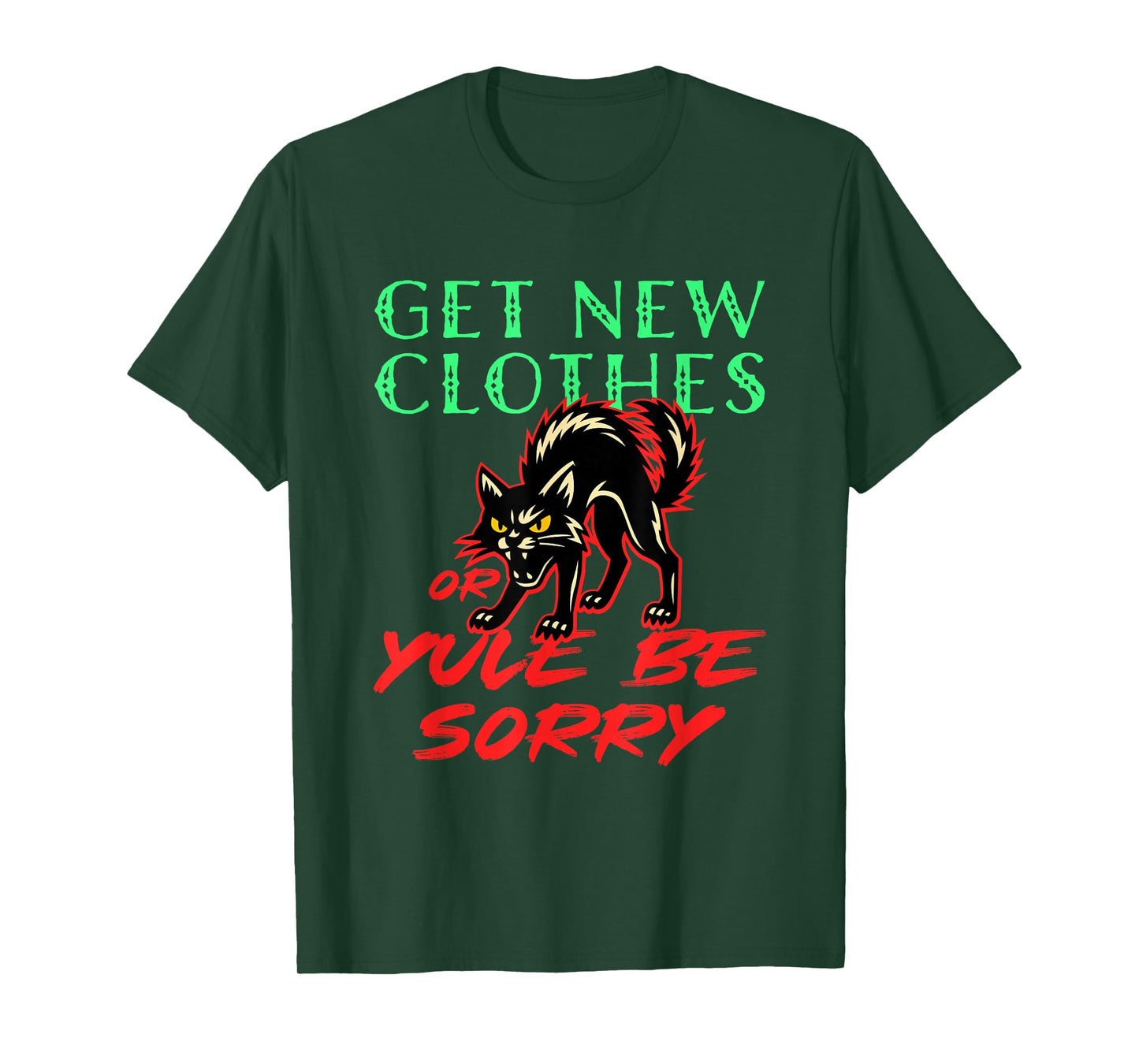 Yule Cat Icelandic Christmas Folklore Jolakotturinn T-Shirt