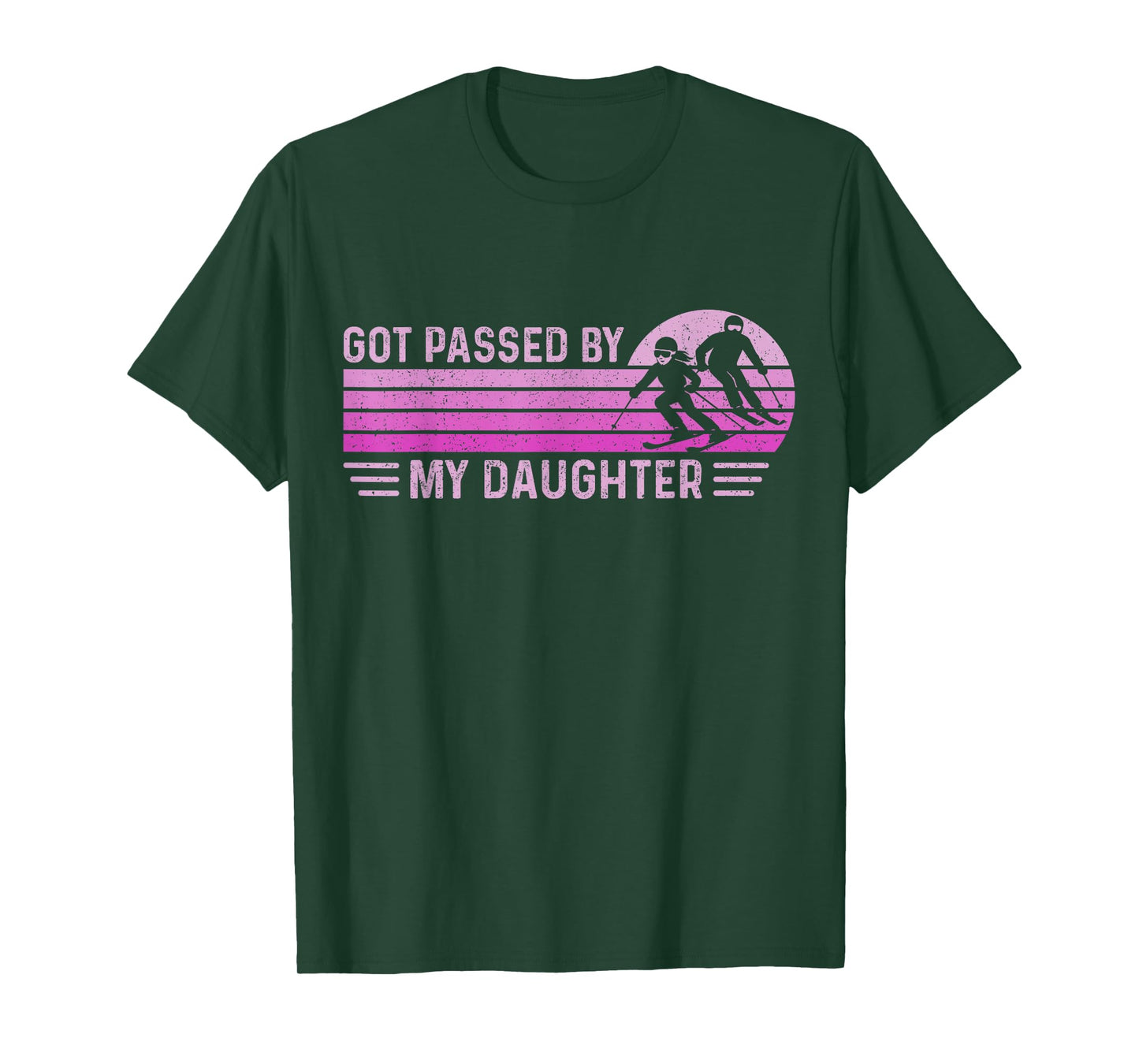 Got Passed by My Daughter Funny Skiing T-Shirt