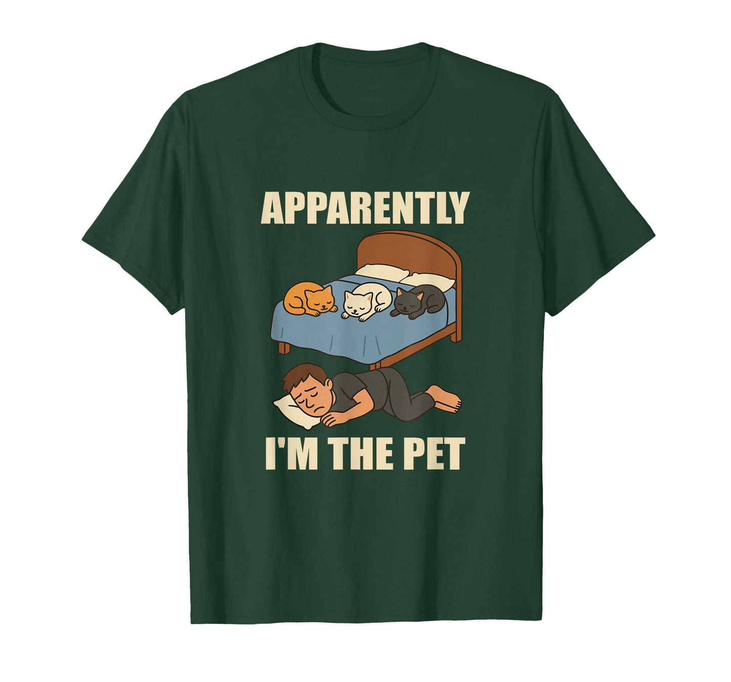Apparently I'm The Pet Funny Cat Lover Humor T-Shirt