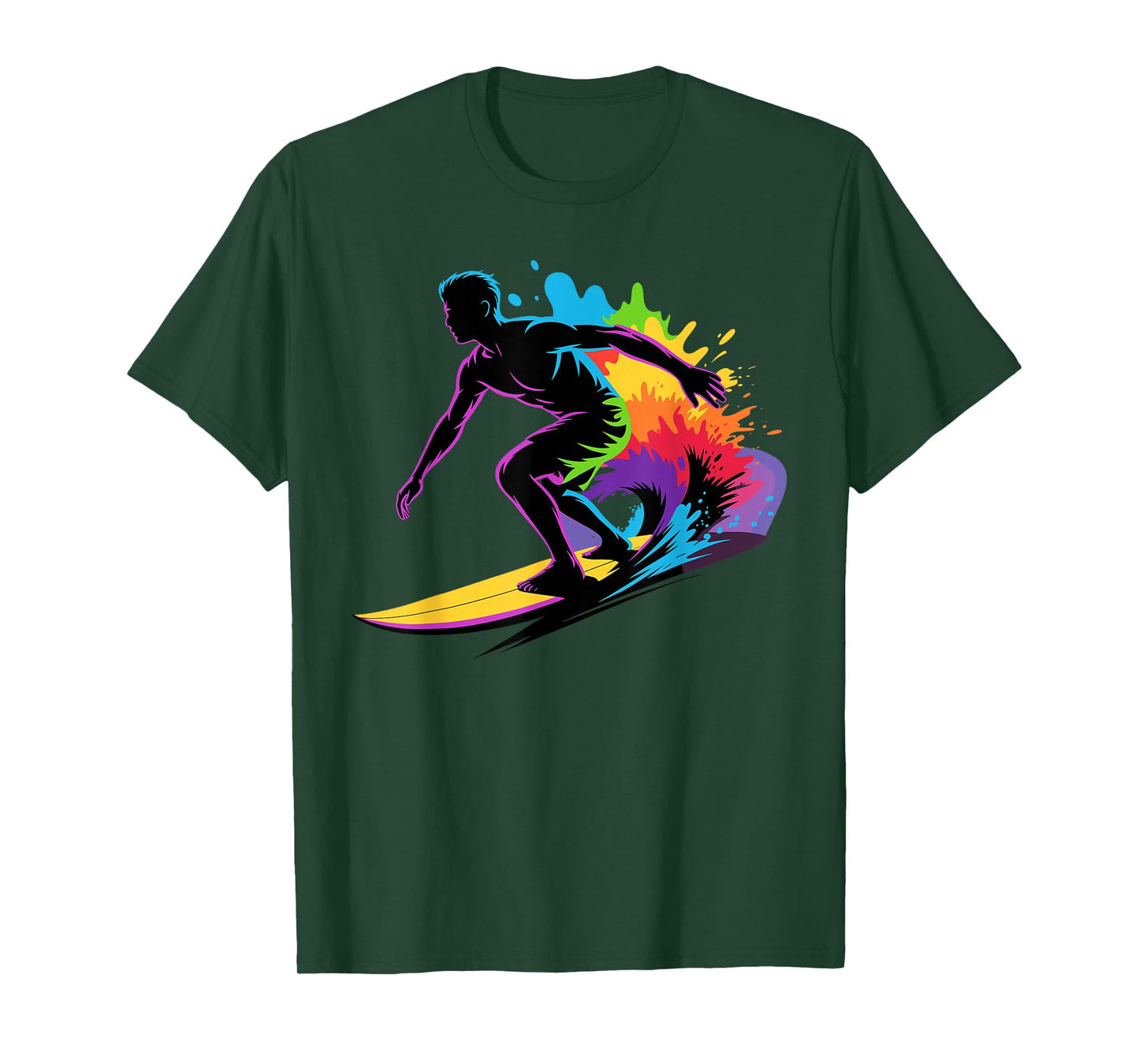 Funny Surfing Art for Men Women Kids Surfing Lovers Surfer T-Shirt