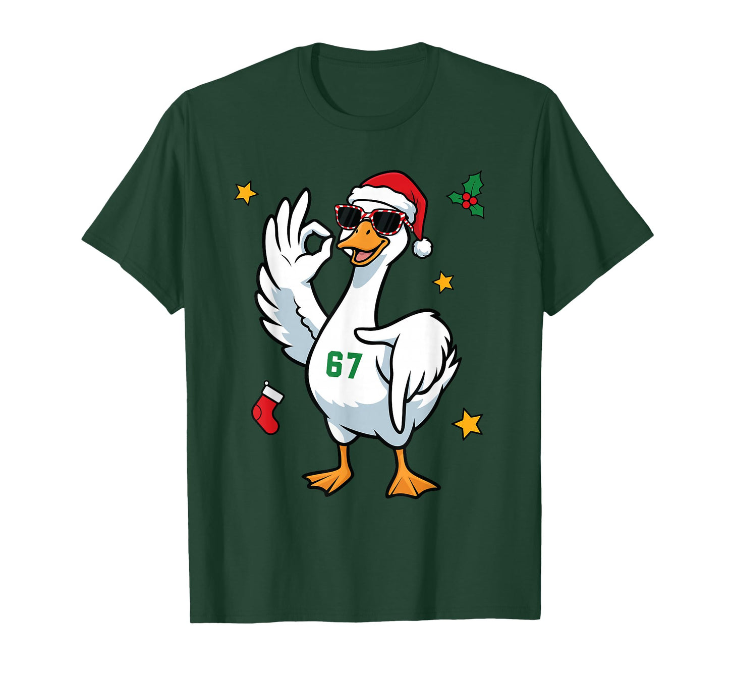 67 Meme Silly Goose 6 7 Funny Six Seven Christmas Boys Girls T-Shirt